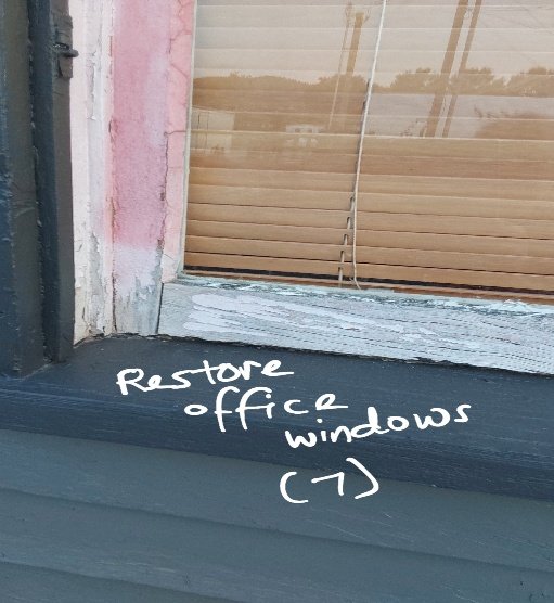 Front window needing replacement