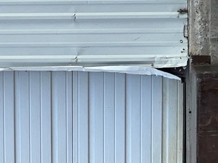 One of two man doors to be replaced