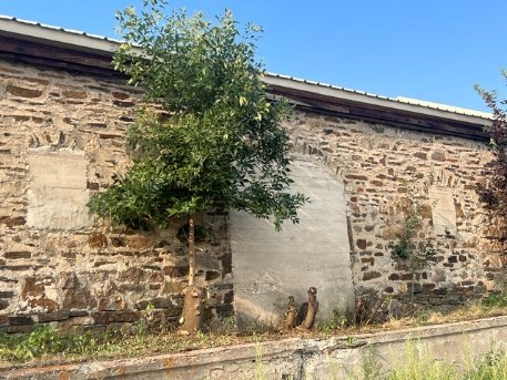 Rear of building, doors and openings