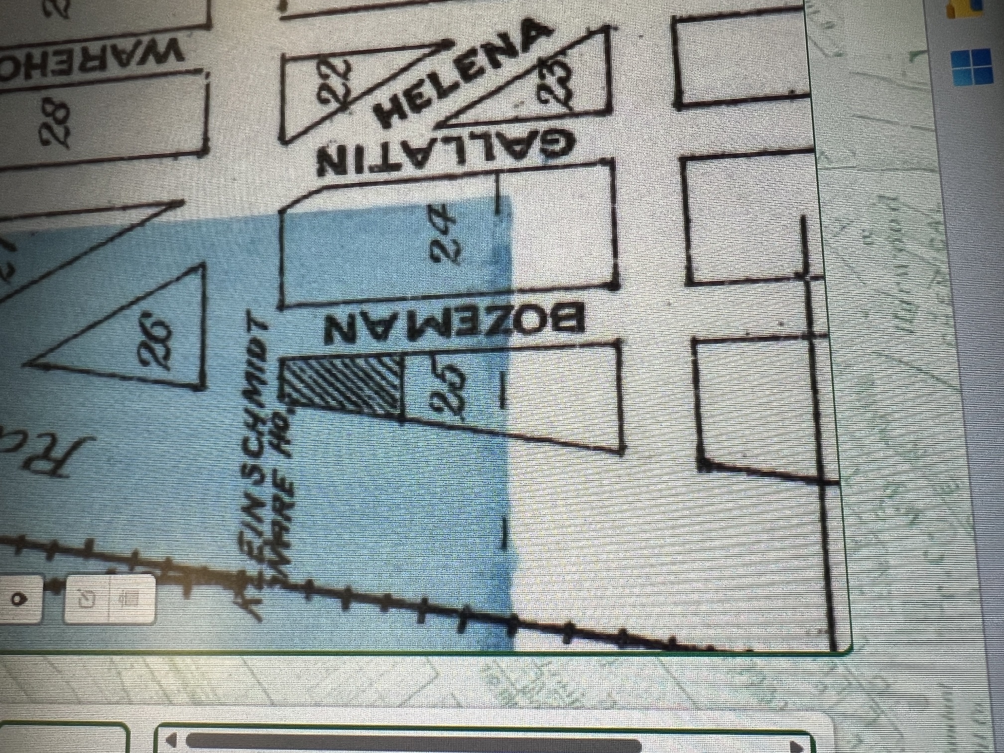 Historic plat map